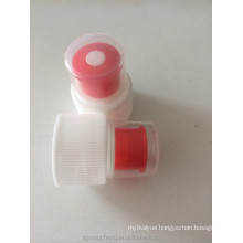 28mm plastic push pull sports water bottle caps with dust cover